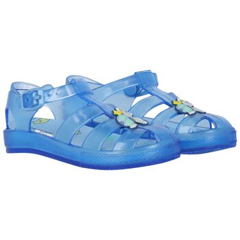Younger Boys Blue Jelly Sandals