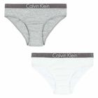 Girls Grey & White Bikini (2 Pack), 1, hi-res