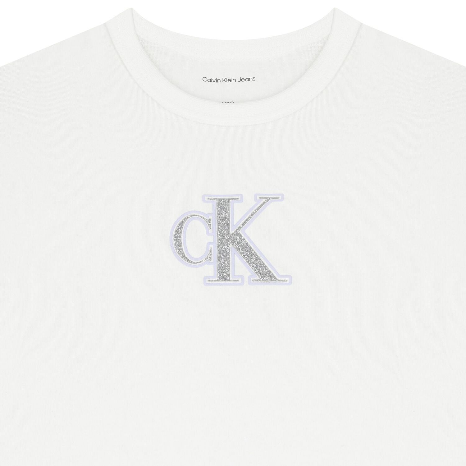 Girls White Logo T-Shirt, 2, hi-res