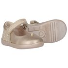 Younger Girls Gold Shoes, 2, hi-res