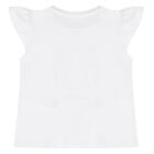 Baby Girls White & Pink Chiffon Skirt Set, 1, hi-res