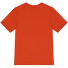 Boys Orange Logo T-Shirt, 4, hi-res
