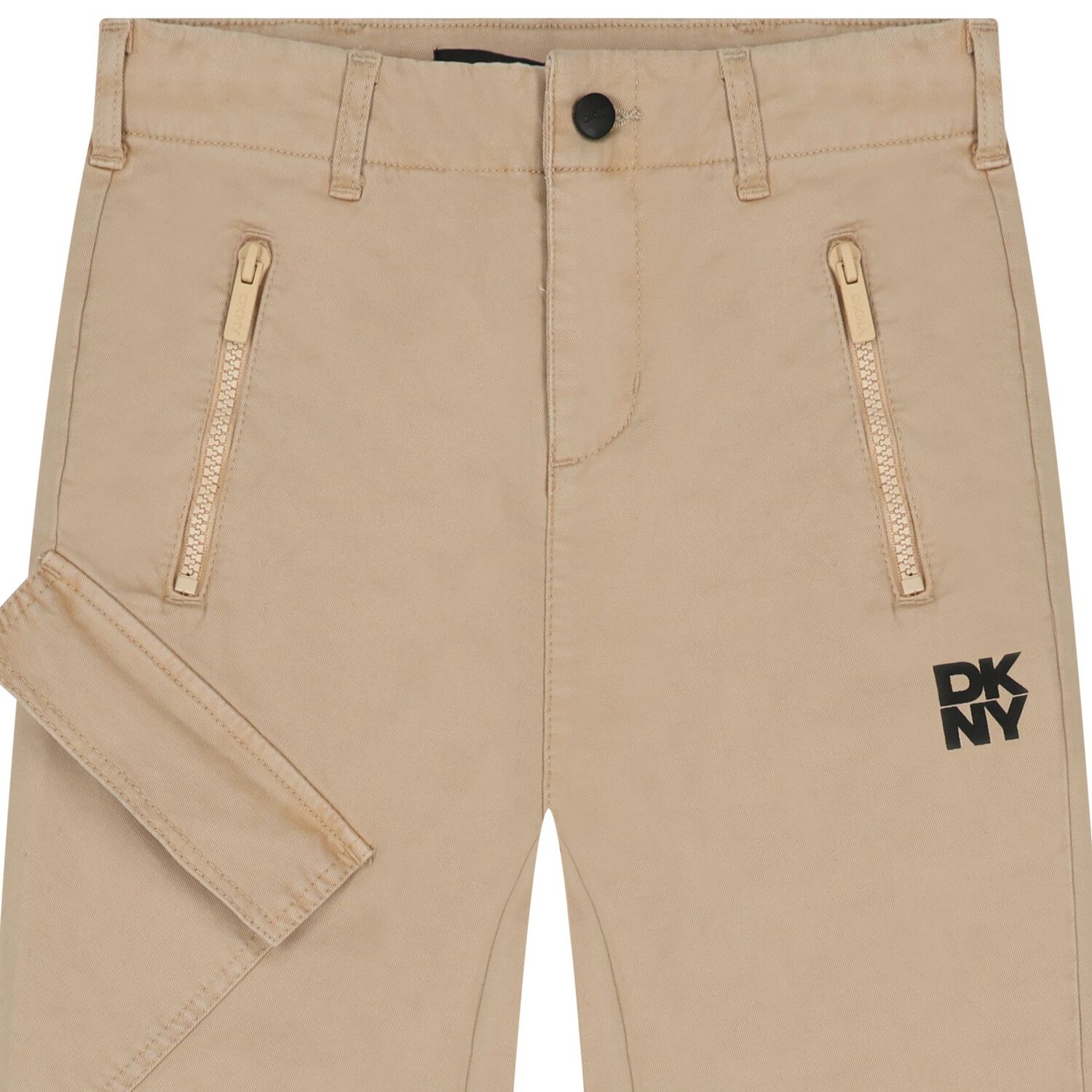 Beige Logo Trousers, 1, hi-res