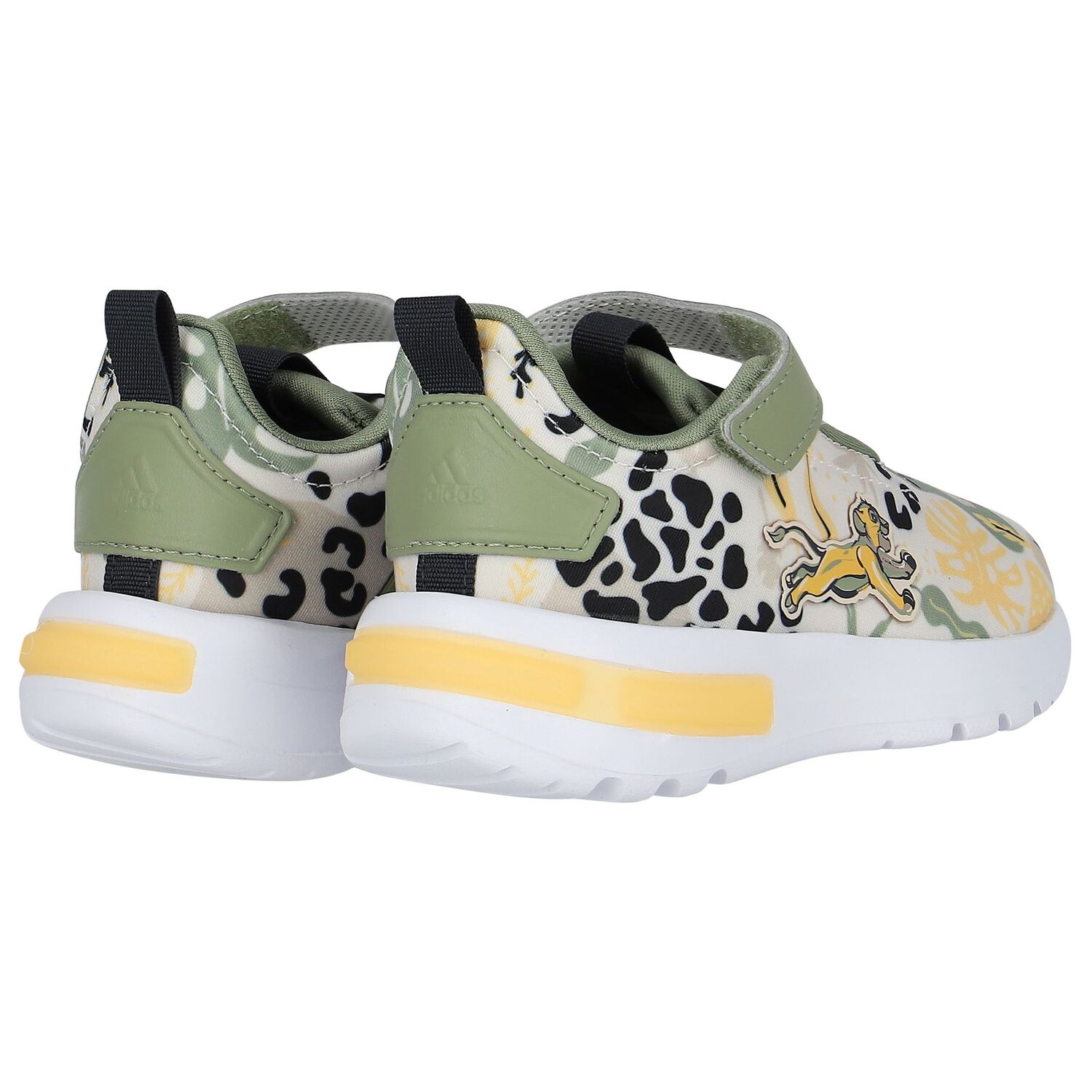 Beige Lion King Racer Trainers, 1, hi-res