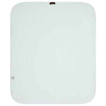 Baby Boys White & Blue Teddy Bear Blanket