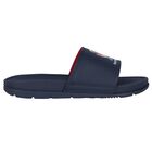 Boys Navy Blue Polo Bear Sliders, 1, hi-res