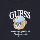 Boys Navy Blue Teddy Bear T-Shirt, 1, hi-res