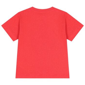 Boys Red Donut Logo T-Shirt