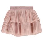 Younger Girls Ivory & Pink Skirt Set, 1, hi-res
