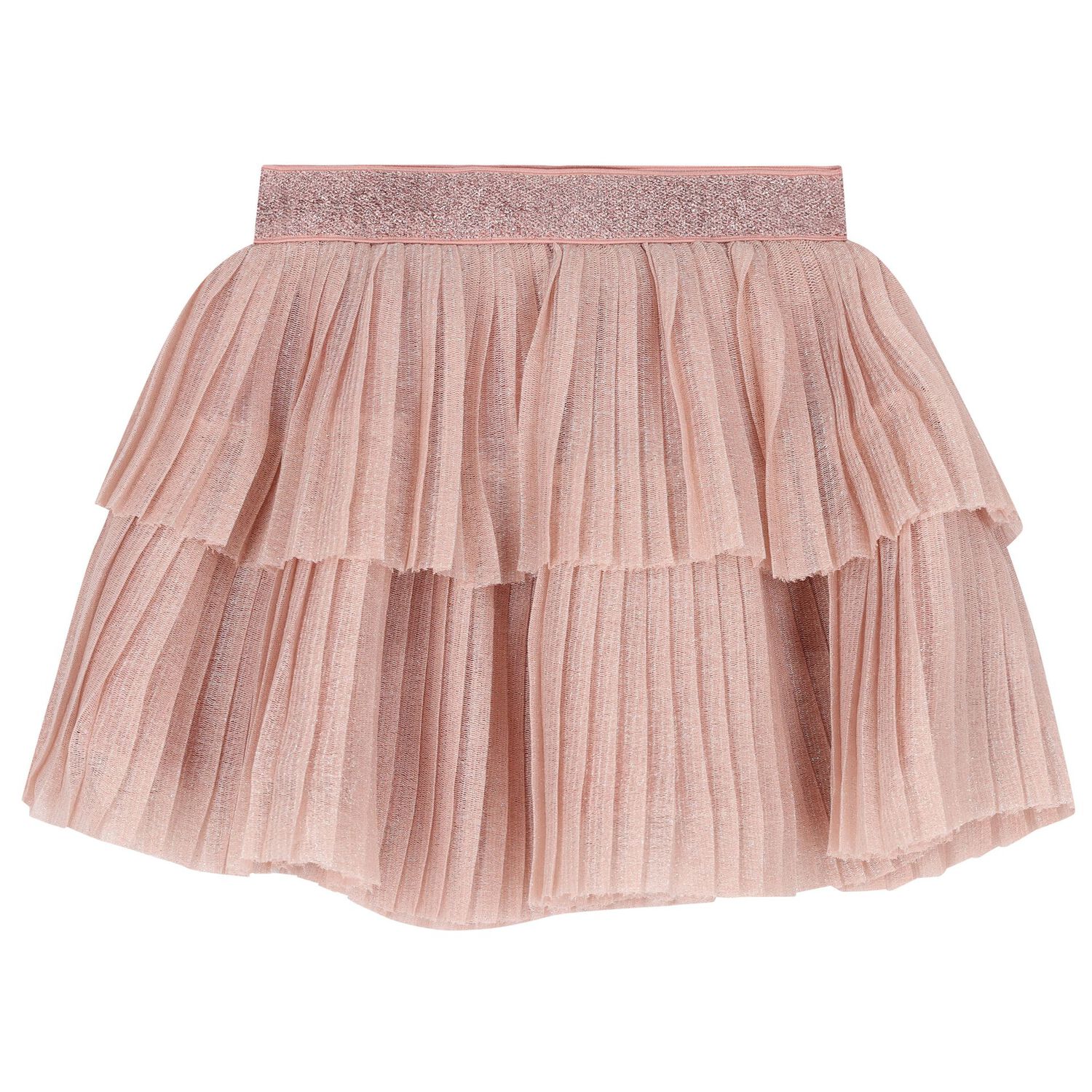 Younger Girls Ivory & Pink Skirt Set, 1, hi-res