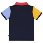 Younger Boys Multi-Colored Logo Polo Shirt, 1, hi-res