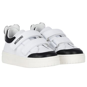 Black & White Teddy Bear Trainers