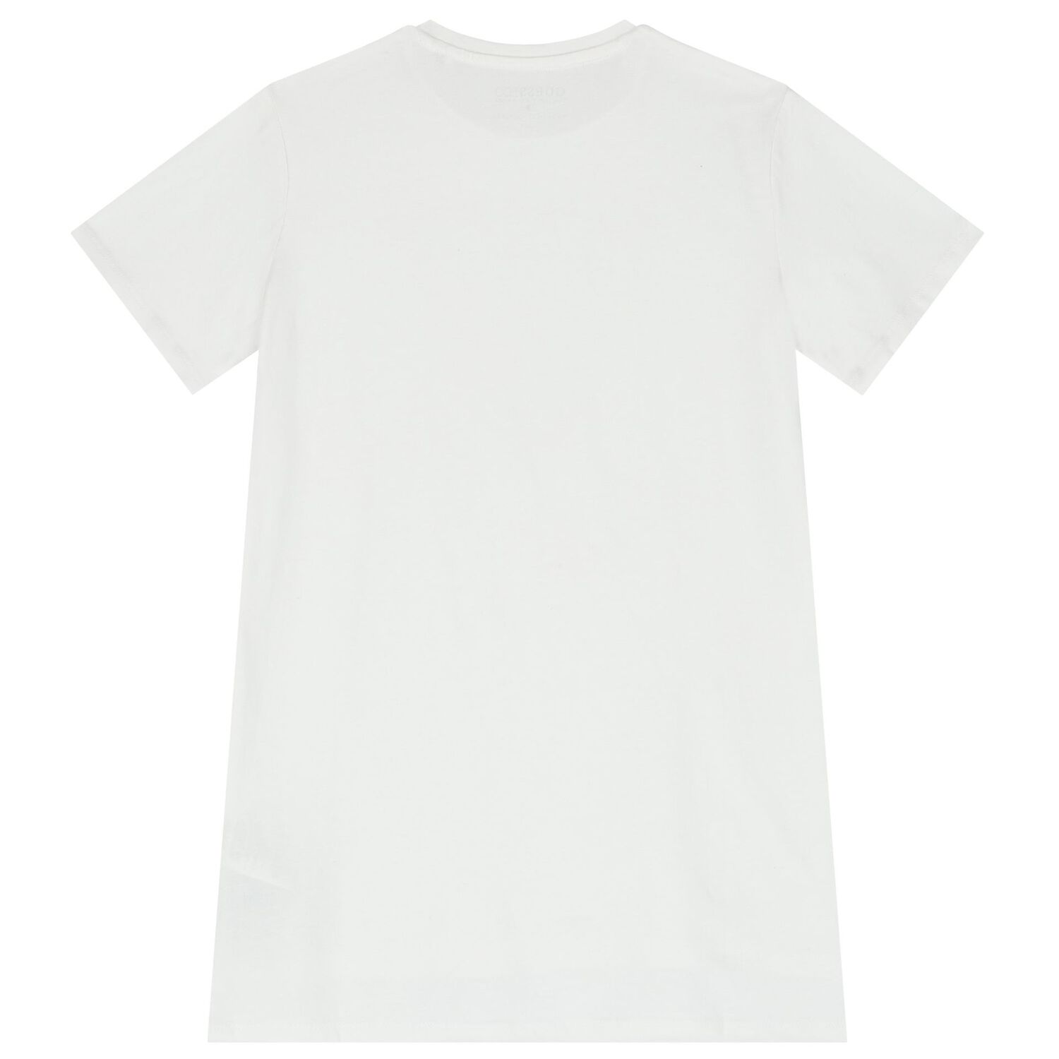 Girls White Logo T-Shirt, 1, hi-res