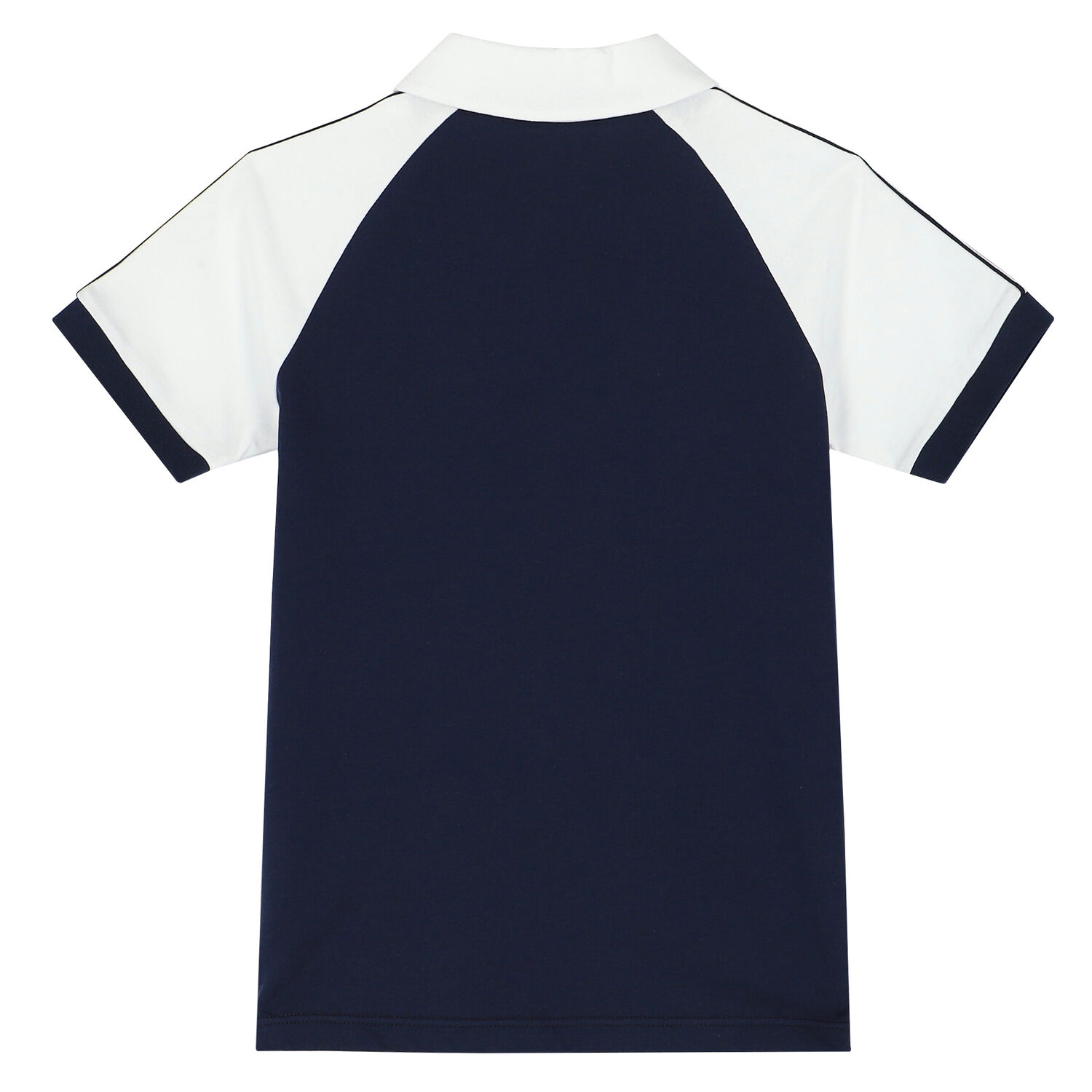 Boys Navy Blue Logo Polo Shirt, 2, hi-res