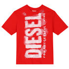 Boys Red Logo T-Shirt, 1, hi-res