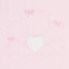 Baby Girls Pink Teddy Bear Blanket, 1, hi-res