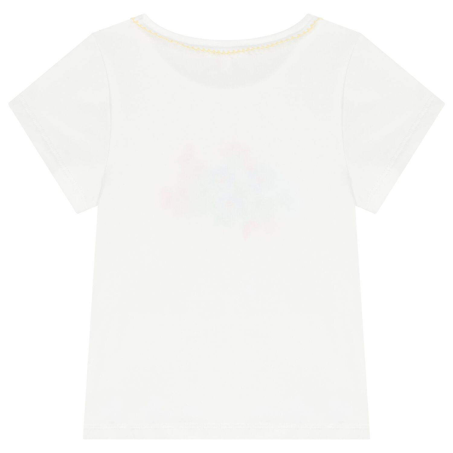 Girls White Floral Skirt Set, 1, hi-res