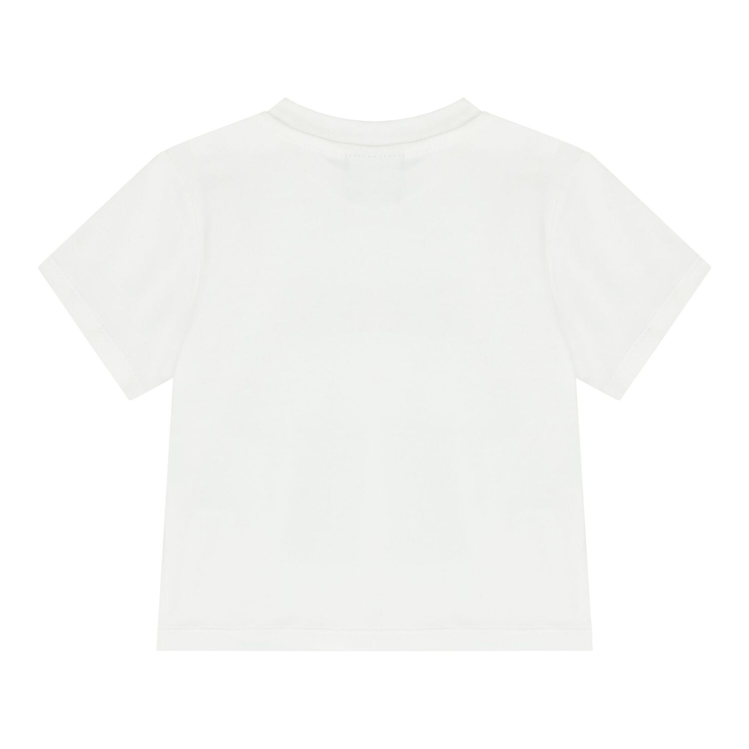 Baby Boys White & Beige Logo Shorts Set, 1, hi-res