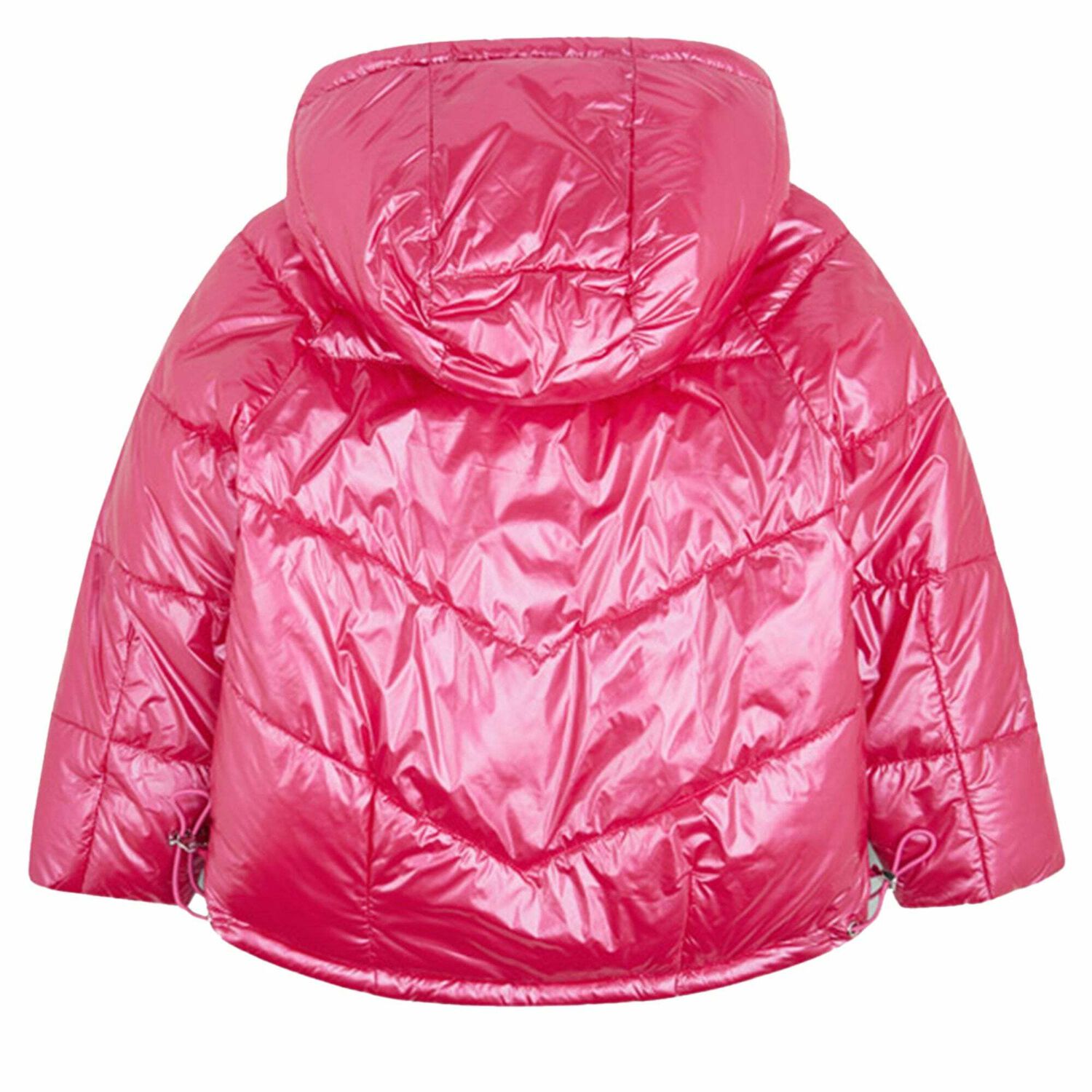 Girls Silver & Pink Reversible Jacket, 1, hi-res