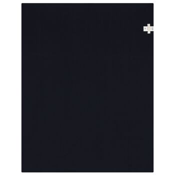 Baby Boys White, Blue & Navy Blue Geo Map Blanket