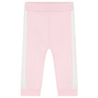 Baby Boys Navy Blue & White Logo Tracksuit Set, 3, hi-res