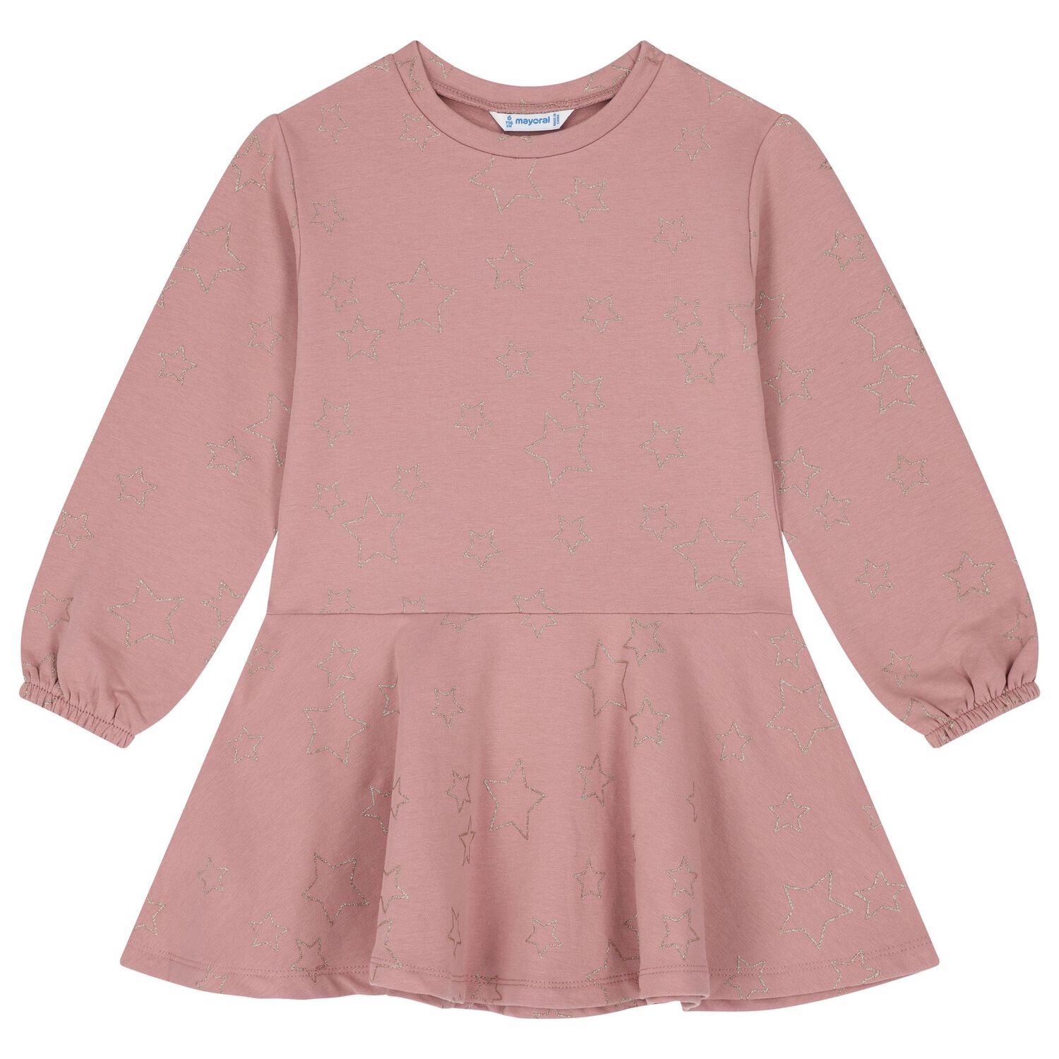 Girls Pink Star Dress Set, 1, hi-res image number null