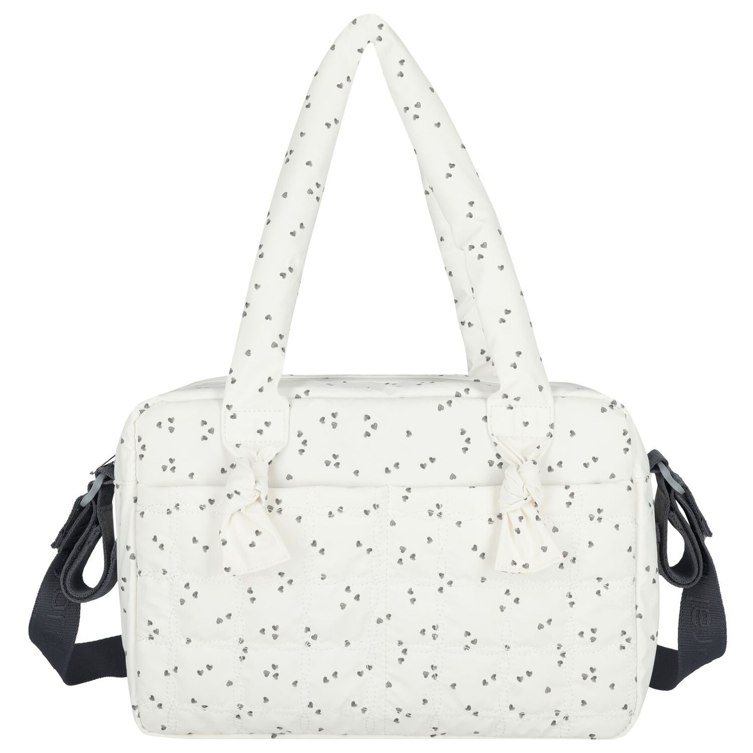 White & Grey Waterproof Baby Changing Bag, 1, hi-res