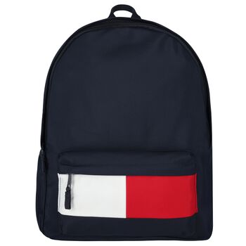 Boys Navy Blue Logo Backpack ( 45cm )
