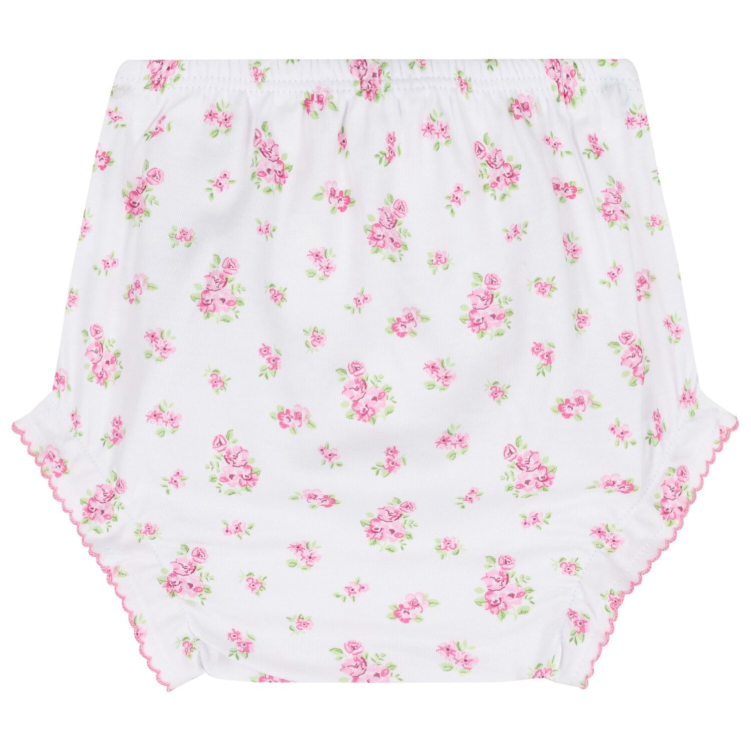 Baby Girls White & Pink Roses & Blooms Dress Set, 1, hi-res