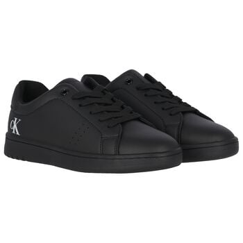 Black Logo Trainers