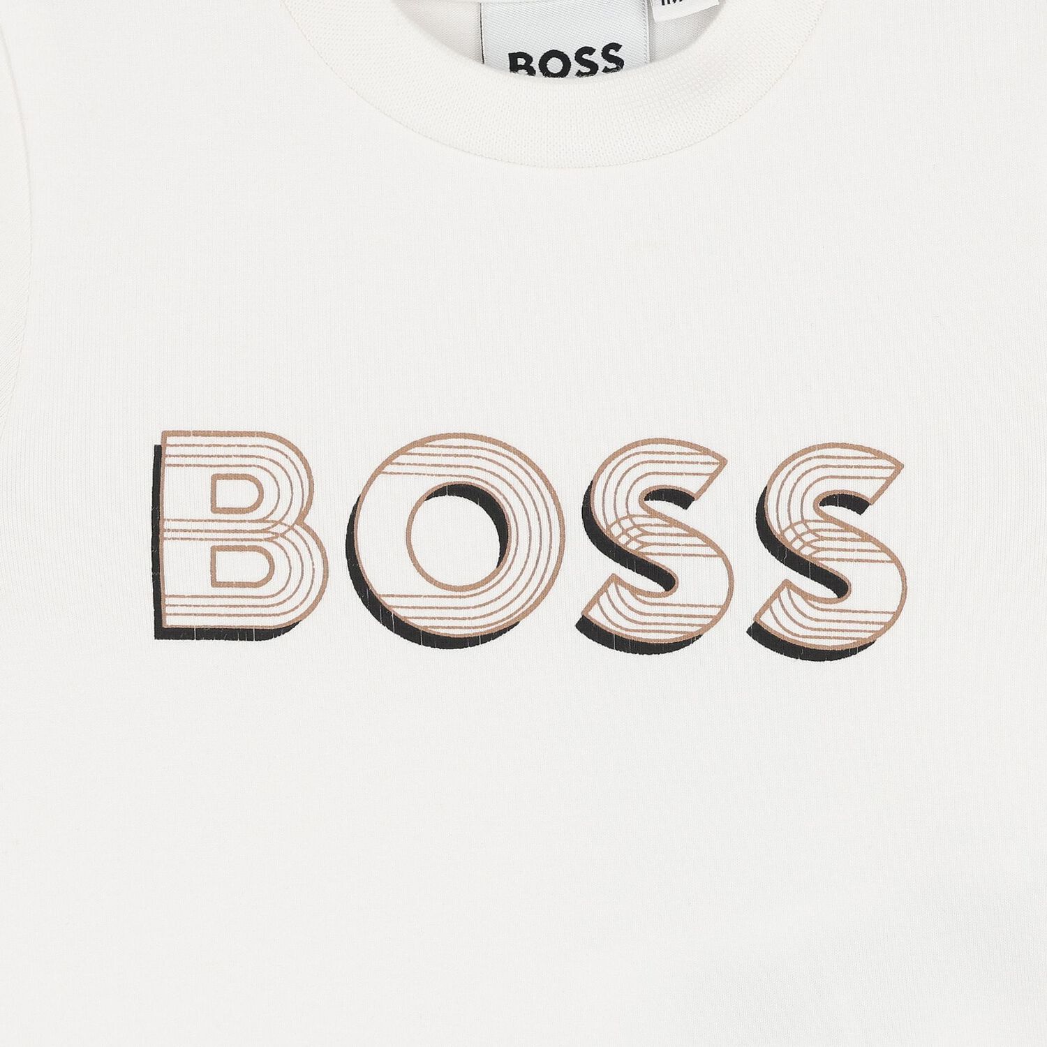 Baby Boys White Logo T-Shirt, 4, hi-res image number null