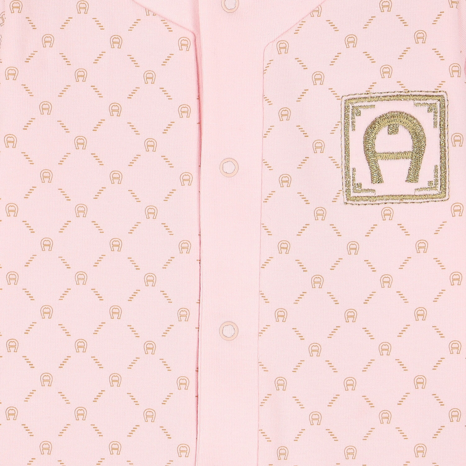 Pink Logo Babygrow, 3, hi-res