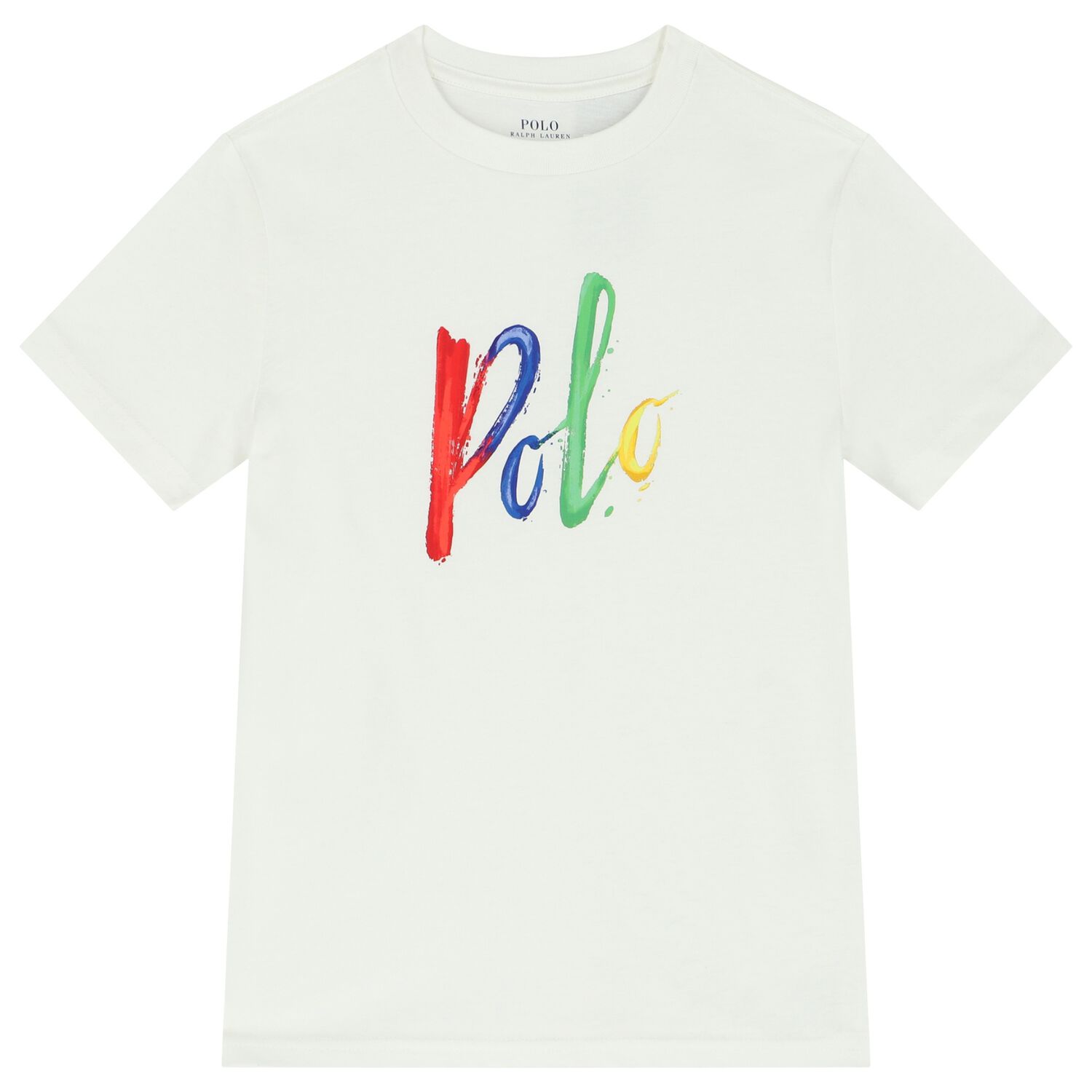 Boys White Logo T-Shirt, 1, hi-res