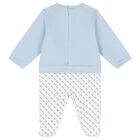 Baby Boys Blue Logo Babygrow, 2, hi-res