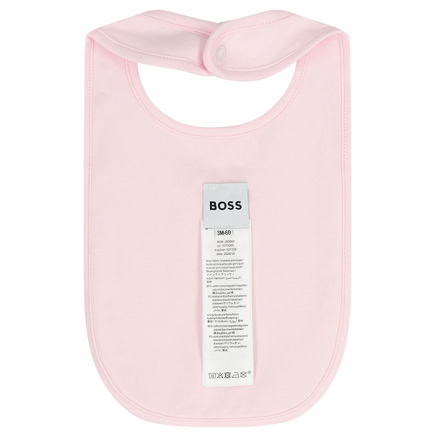 Baby Girls Pink Logo Babygrow Gift Set, 1, hi-res