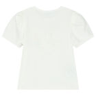 Girls Ivory Floral T-Shirt, 1, hi-res
