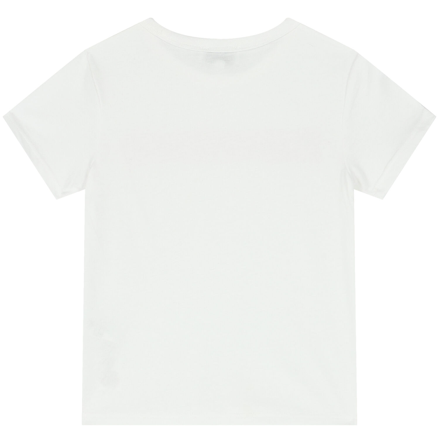 Girls White Logo T-Shirt, 2, hi-res