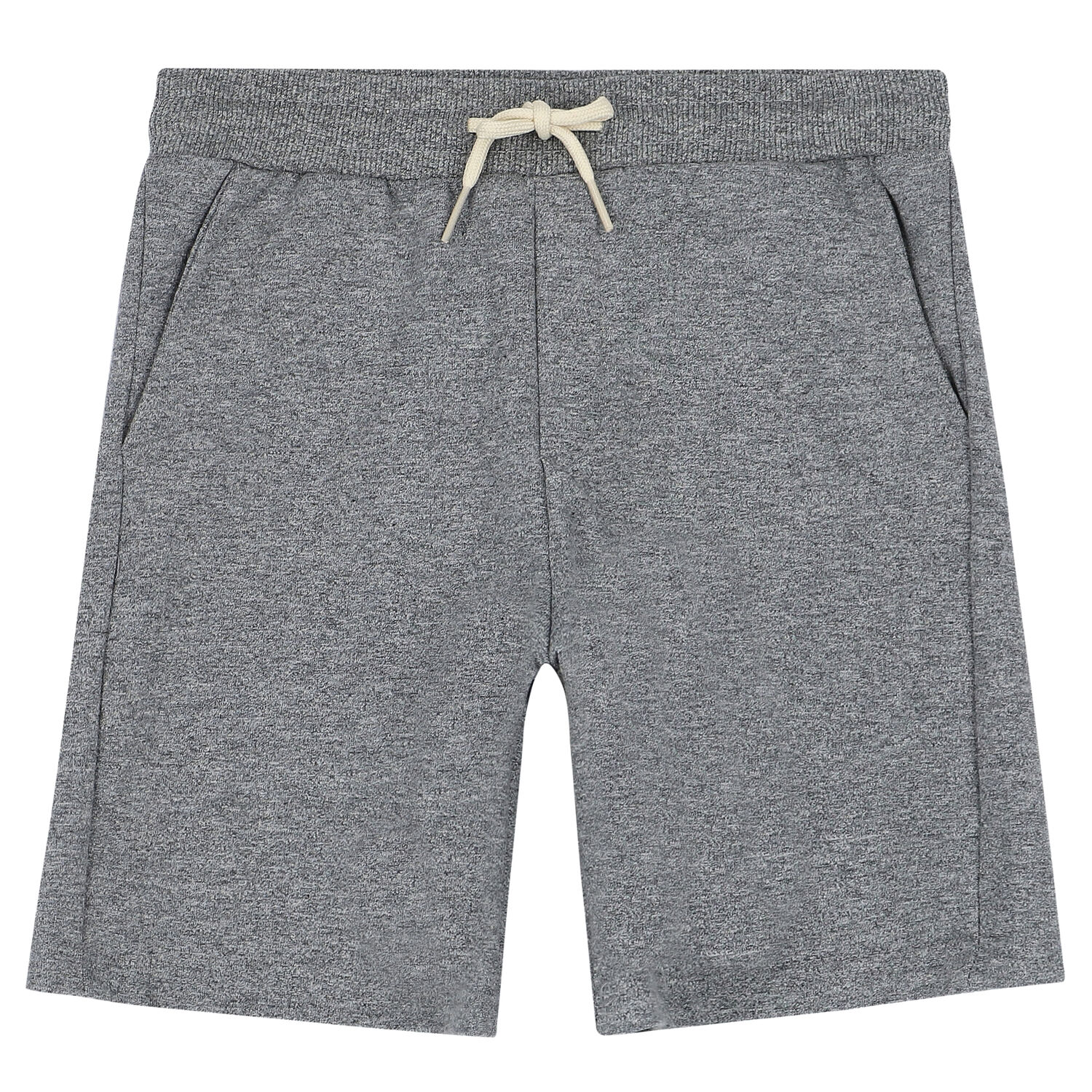 Boys Grey Cotton Shorts, 1, hi-res image number null
