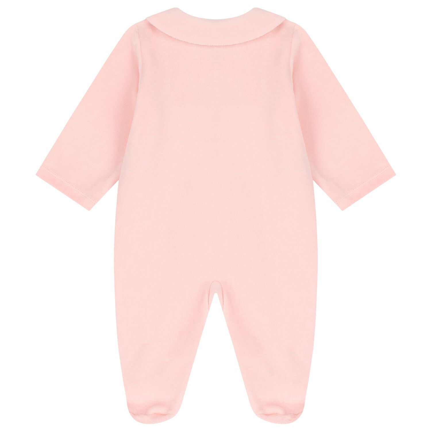 Baby Girls Pink Logo Babygrow, 2, hi-res
