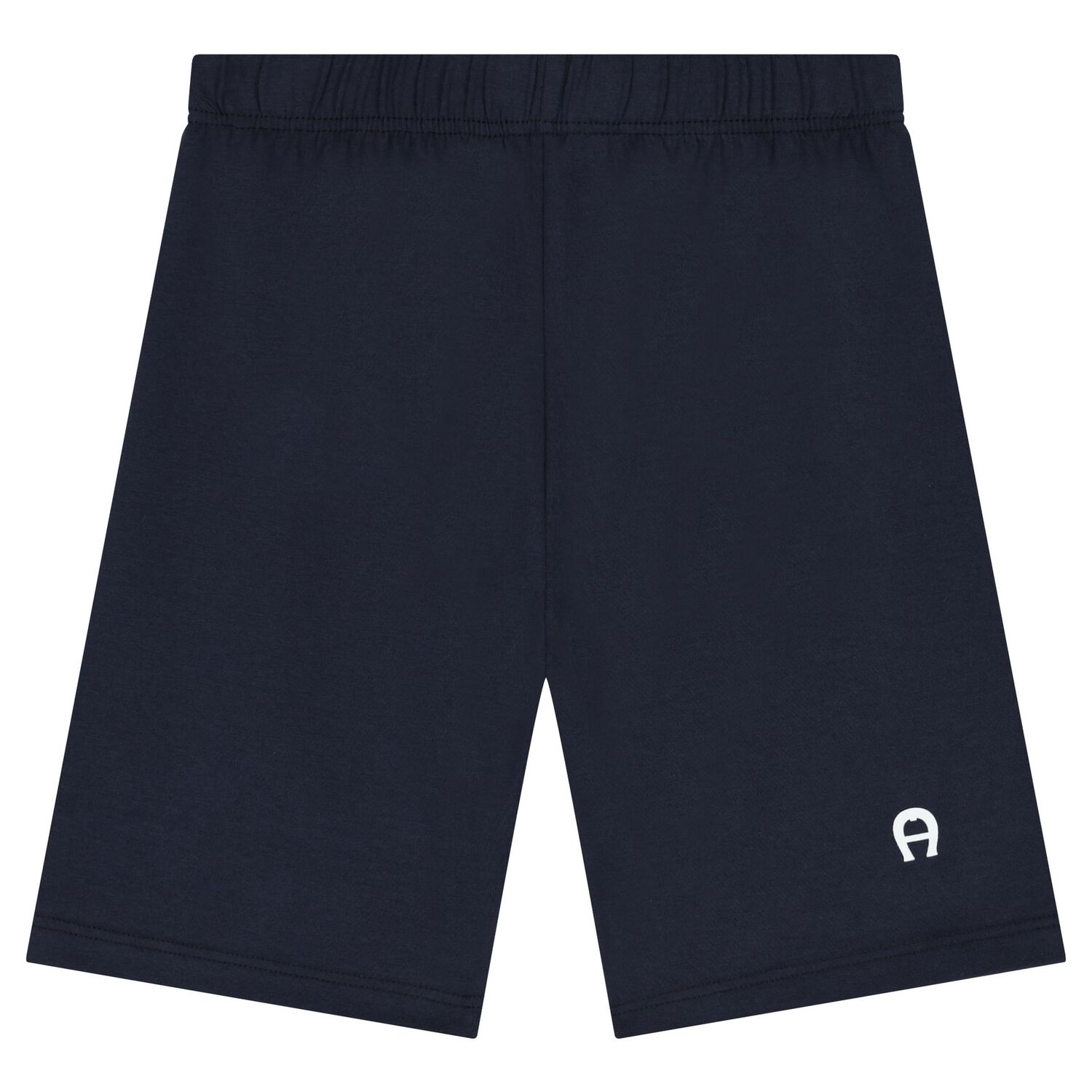 Boys White & Navy Blue Shorts Set, 1, hi-res