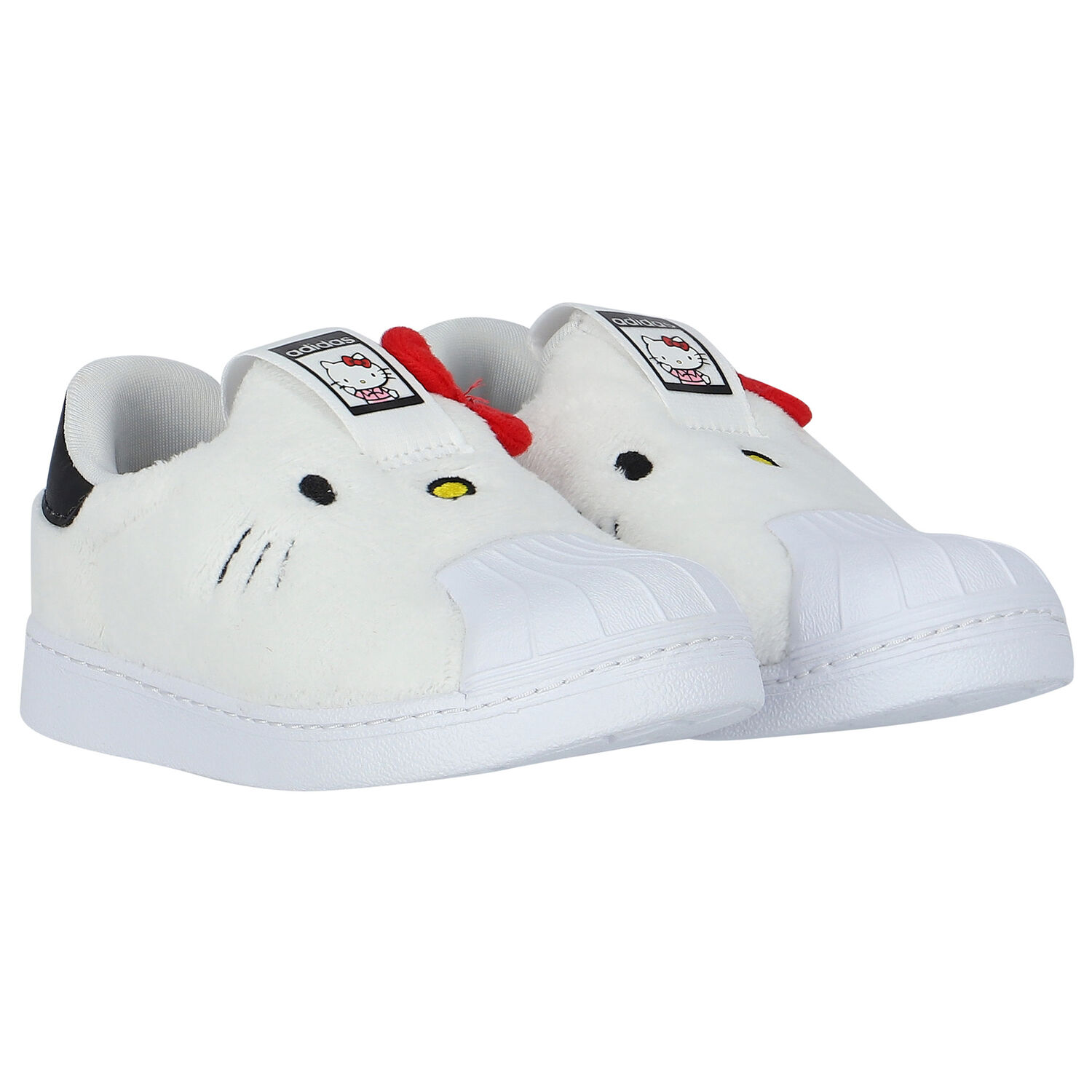 White Hello Kitty Superstar Trainers, 1, hi-res
