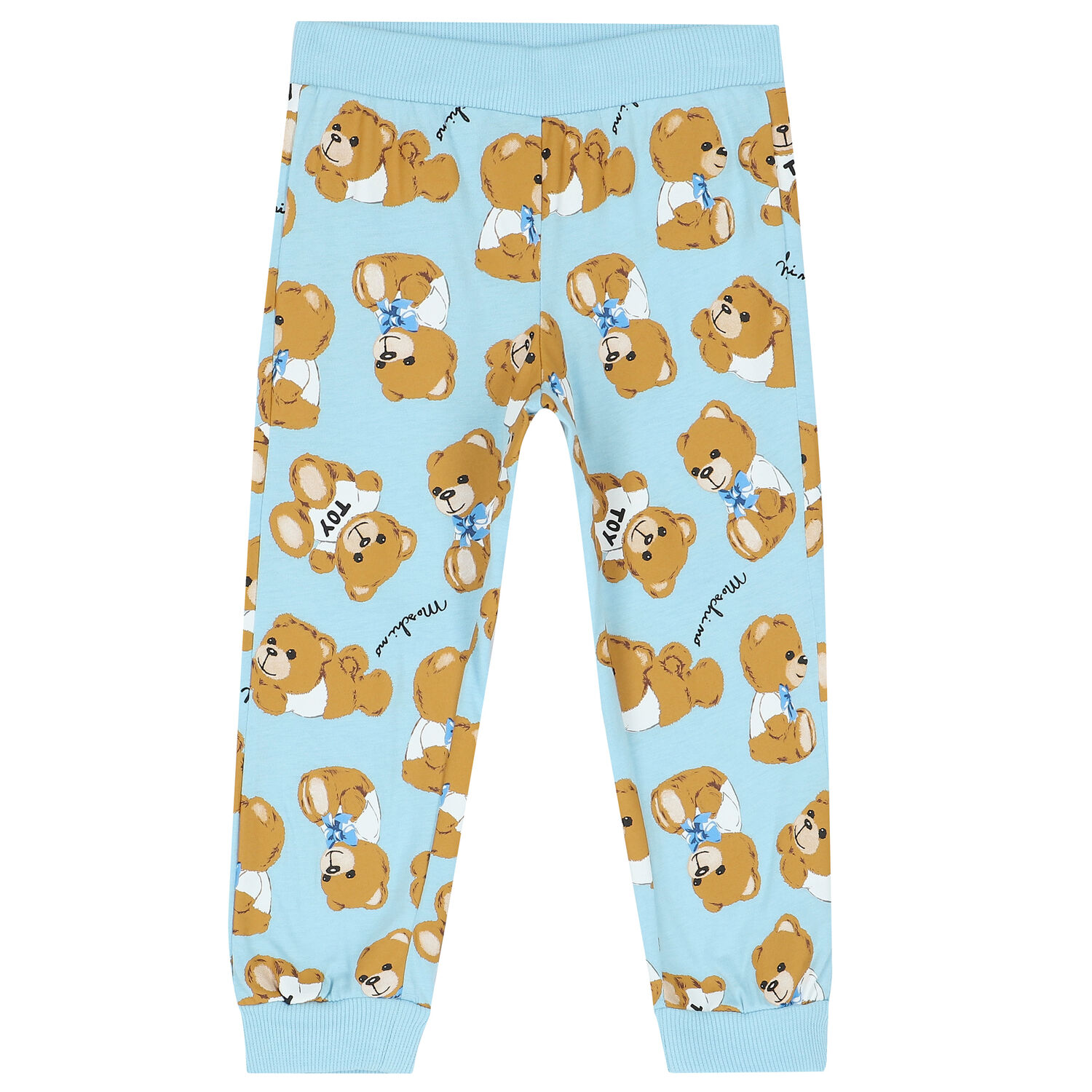 Grey & Ivory Teddy Logo Trousers Set, 3, hi-res image number null