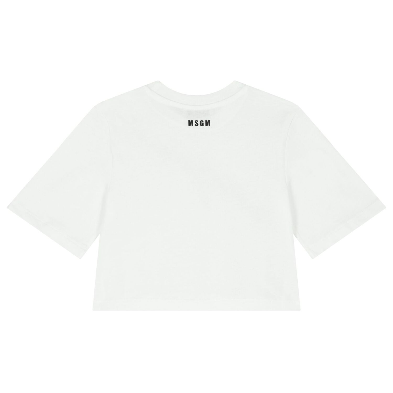 Girls White Logo T-Shirt, 1, hi-res