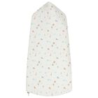 Ivory & Blue Safari Hooded Reversible Baby Nest, 1, hi-res