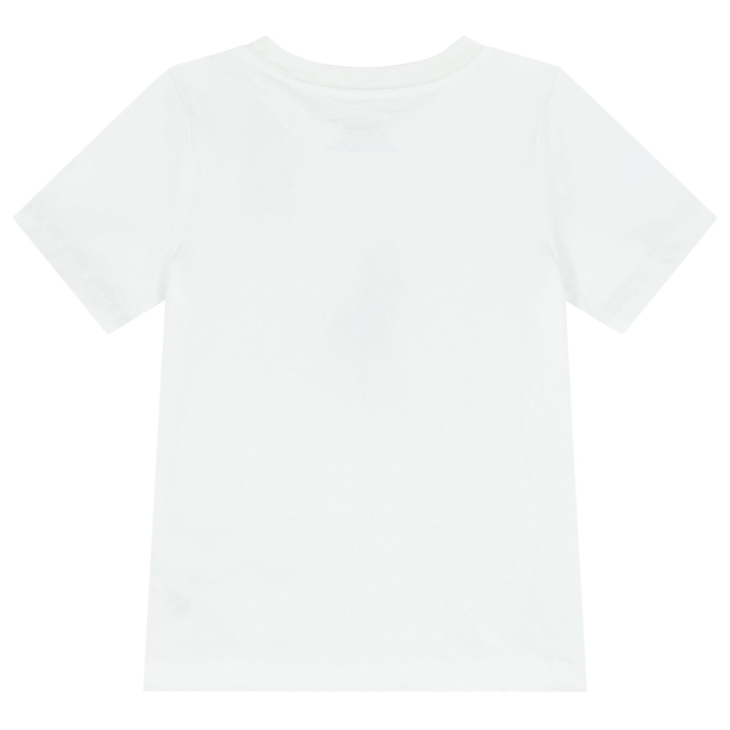 Boys White & Navy Blue Logo Pyjamas, 1, hi-res