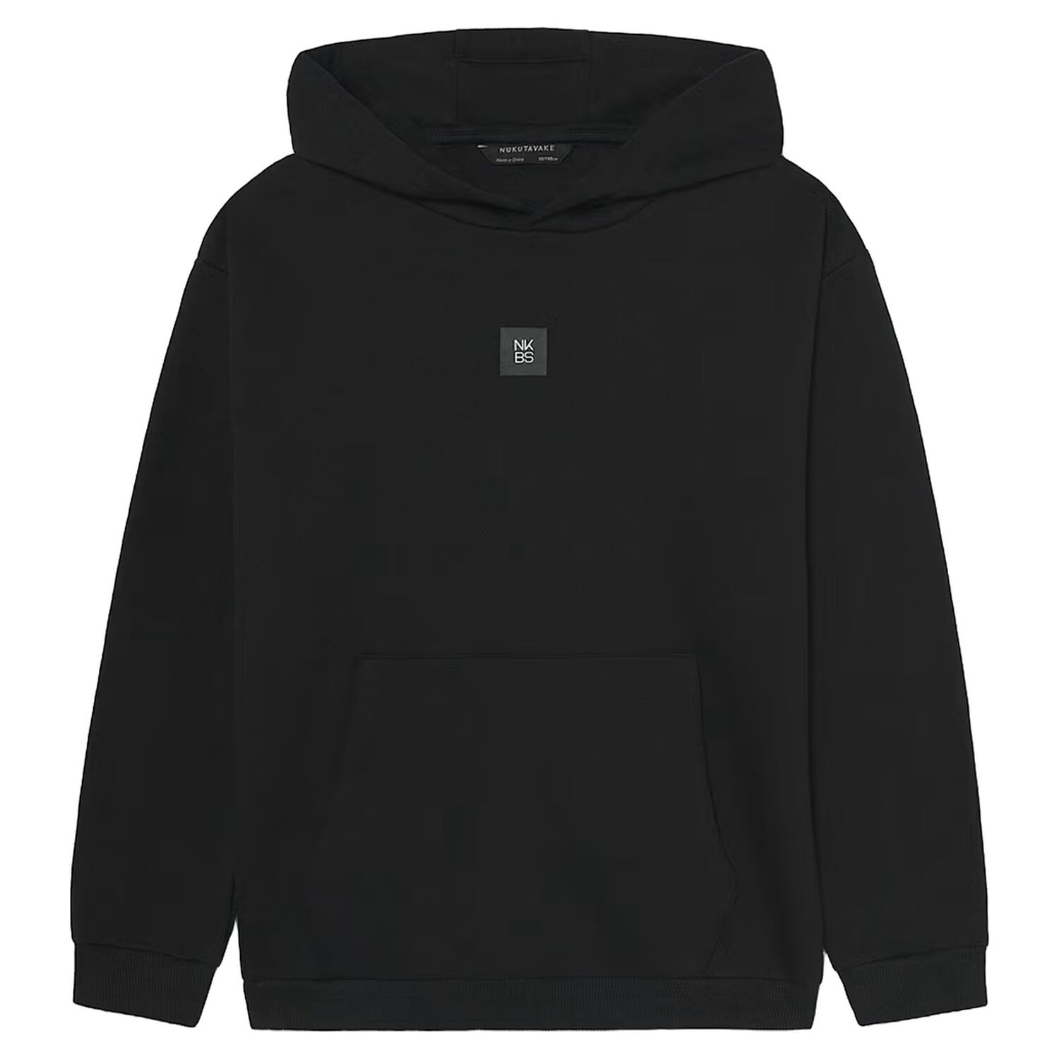 Boys Black Printed Hooded Top, 1, hi-res
