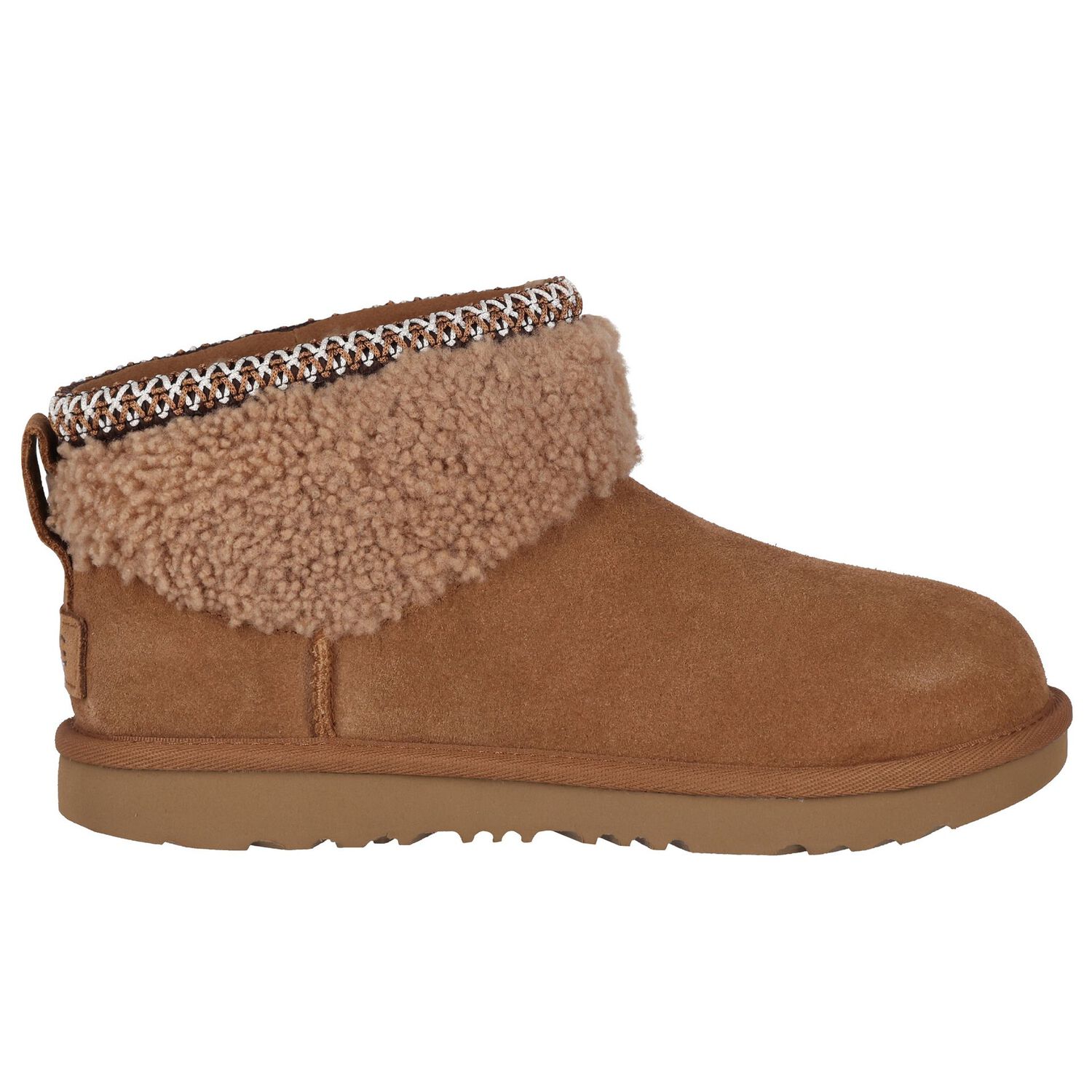 Girls Beige Classic Ultra Mini Suede Boots, 1, hi-res image number null
