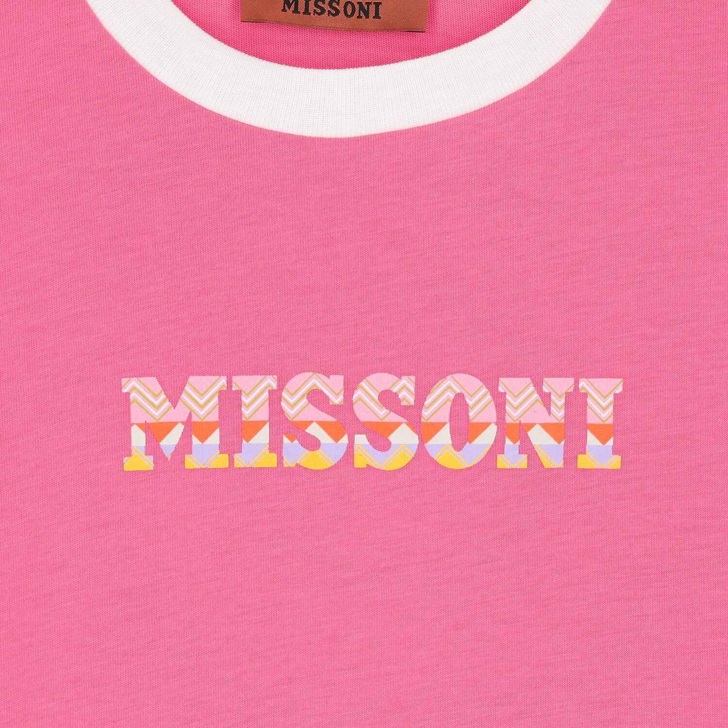 Girls Pink Logo Dress, 2, hi-res