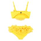 Girls Yellow Tulle Bikini, 1, hi-res
