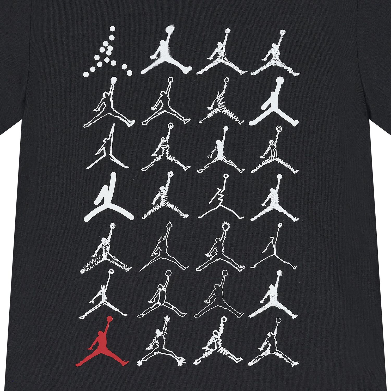 Boys Black Jordan Logo T-Shirt, 2, hi-res